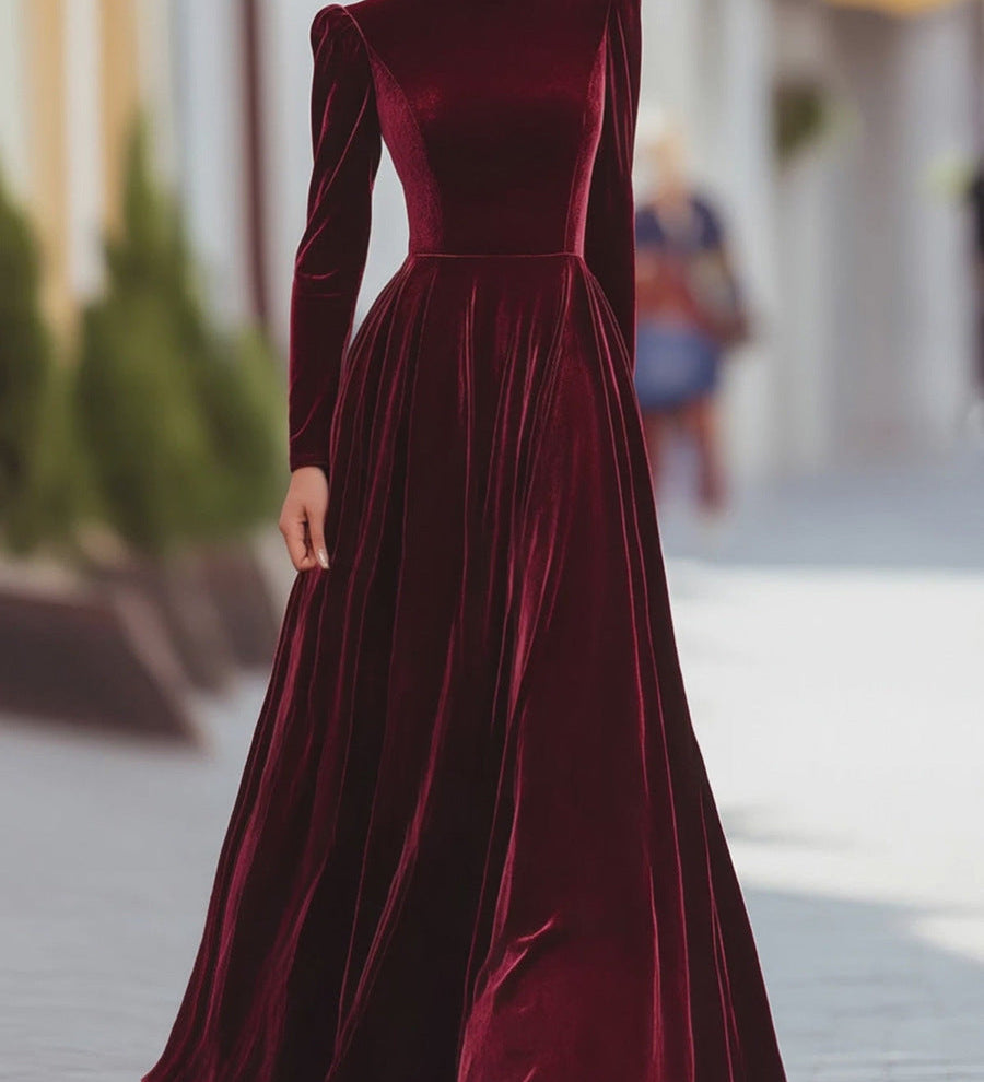 Éléonore | Maxi Dress with High Neck – view 2