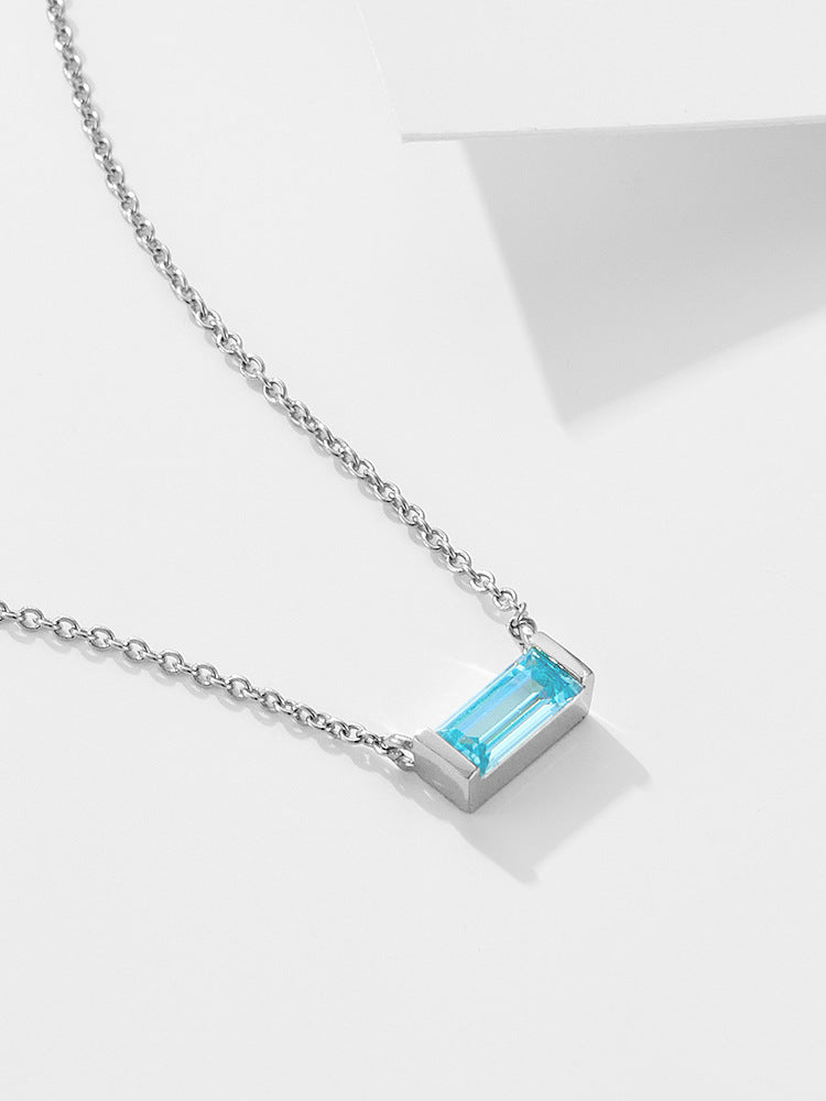 Livia – Silver Necklace Featuring Delicate Small Pendant – view 18