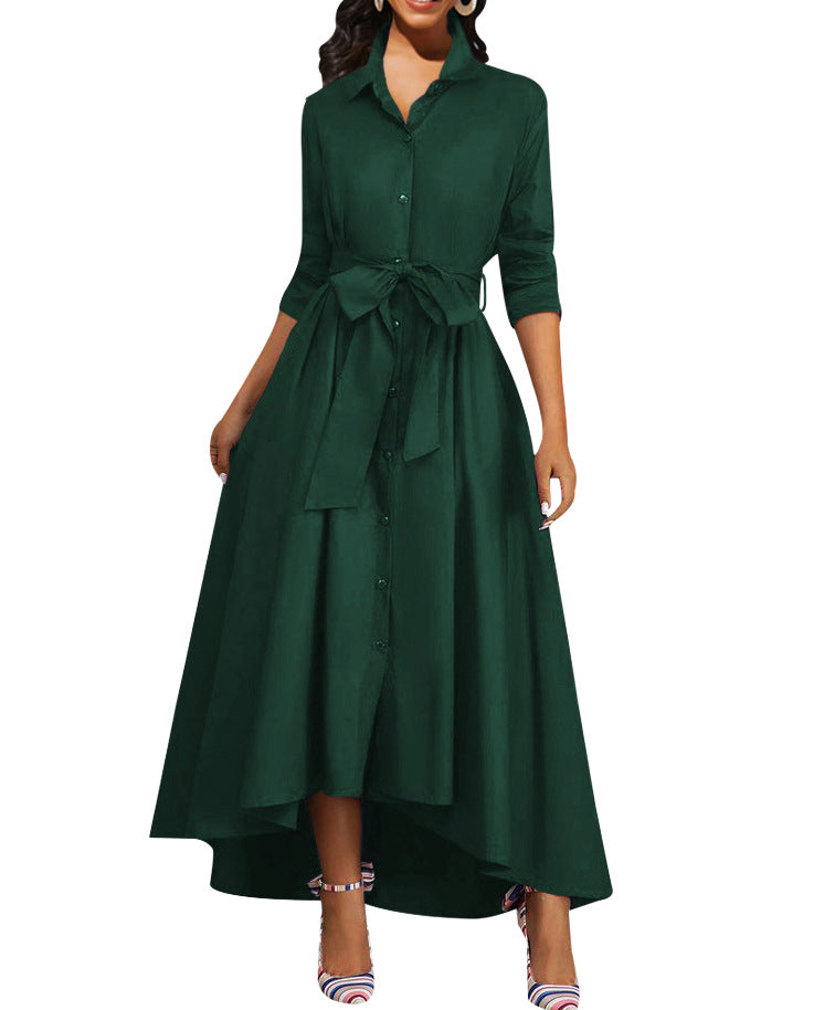 Martine | Perfect Buttoned Maxi Dress for Parties – view 6