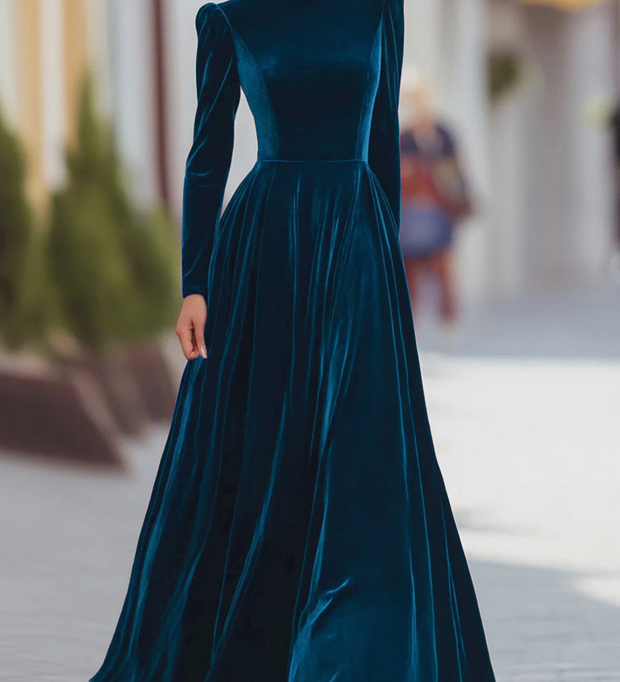Éléonore | Maxi Dress with High Neck – view 5