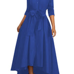 Martine | Perfect Buttoned Maxi Dress for Parties – view 5