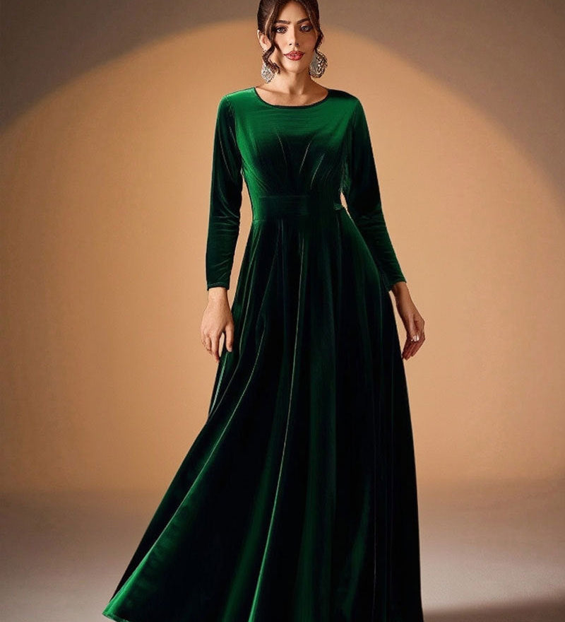 Béatrice | Maxi Dress with Long Sleeves – view 4