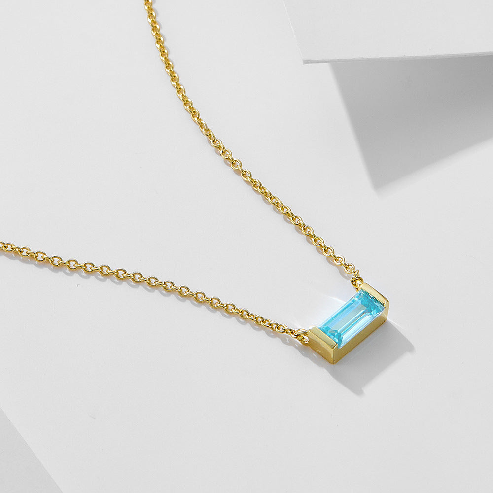 Livia – Silver Necklace Featuring Delicate Small Pendant – view 7