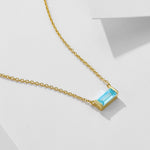 Livia – Silver Necklace Featuring Delicate Small Pendant – view 7