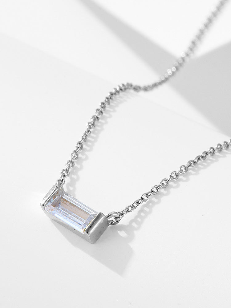 Livia – Silver Necklace Featuring Delicate Small Pendant – view 20