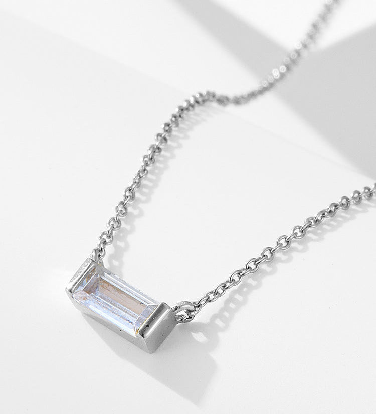 Livia – Silver Necklace Featuring Delicate Small Pendant – view 20