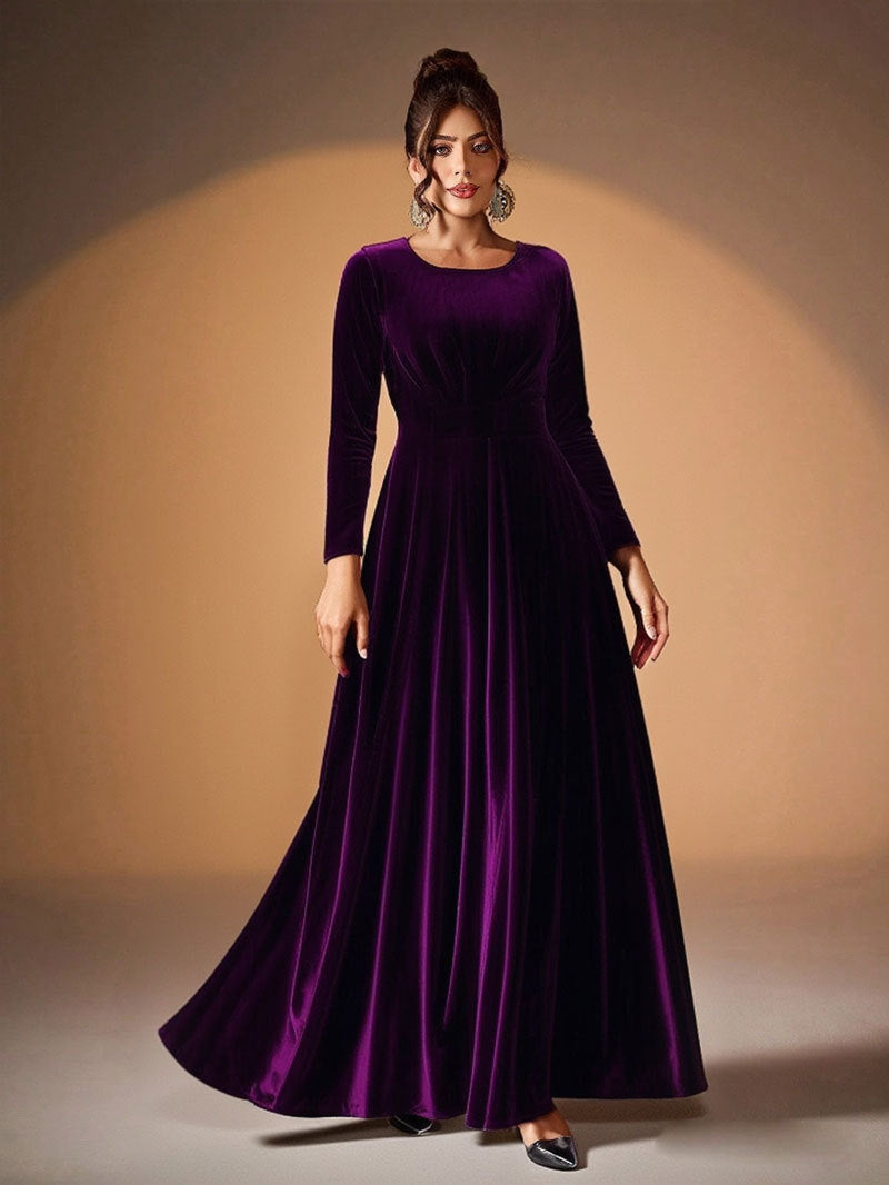 Béatrice | Maxi Dress with Long Sleeves – view 3