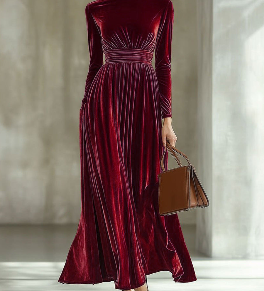 Marie | Pleated Maxi Dress – view 7