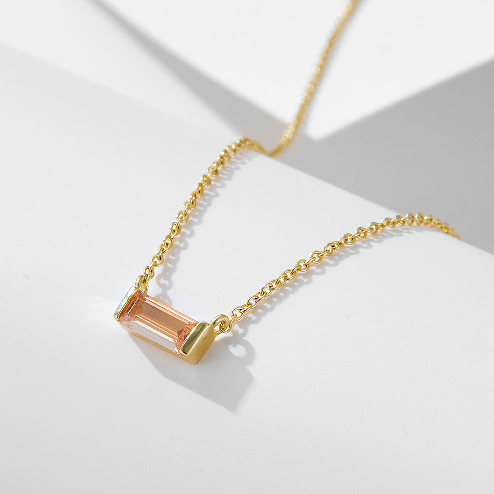Livia – Silver Necklace Featuring Delicate Small Pendant – view 11