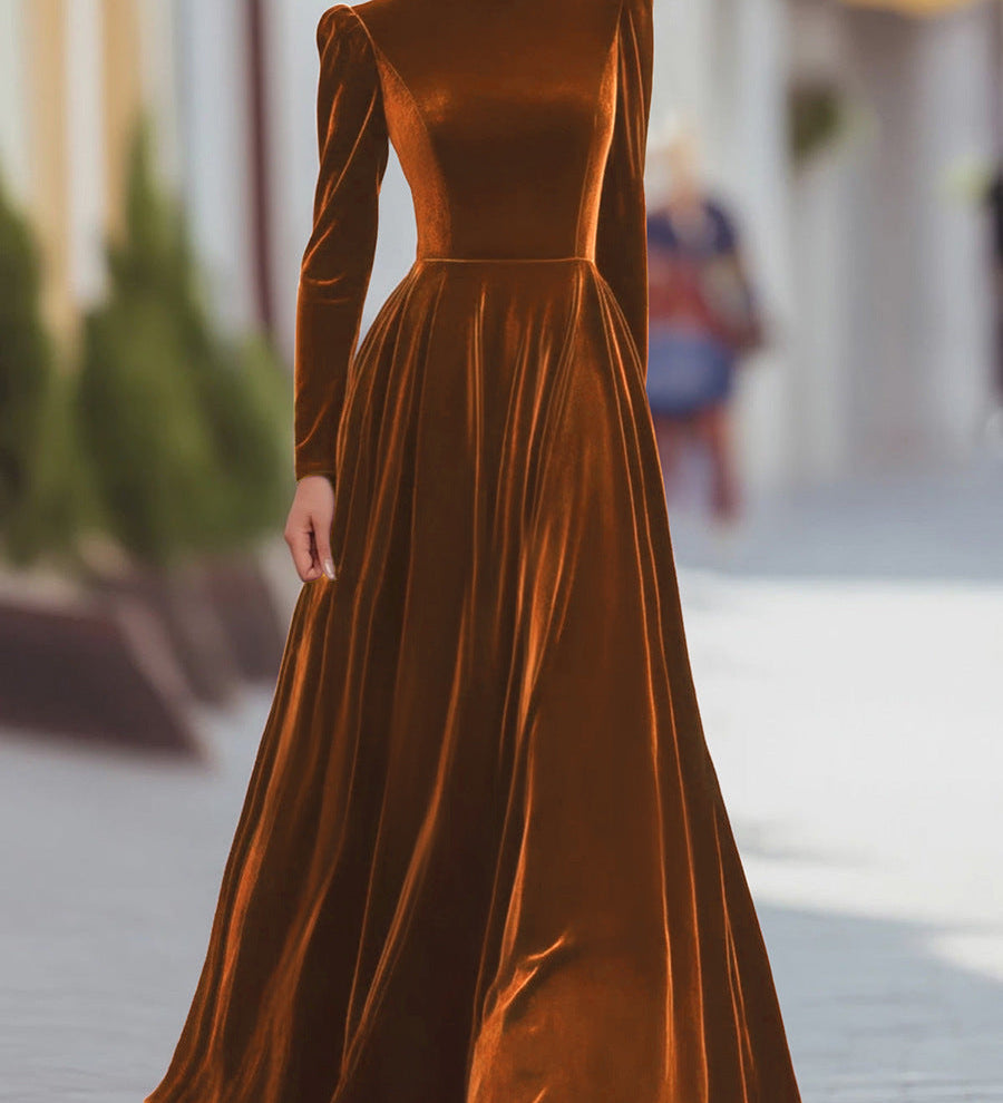 Éléonore | Maxi Dress with High Neck – view 4