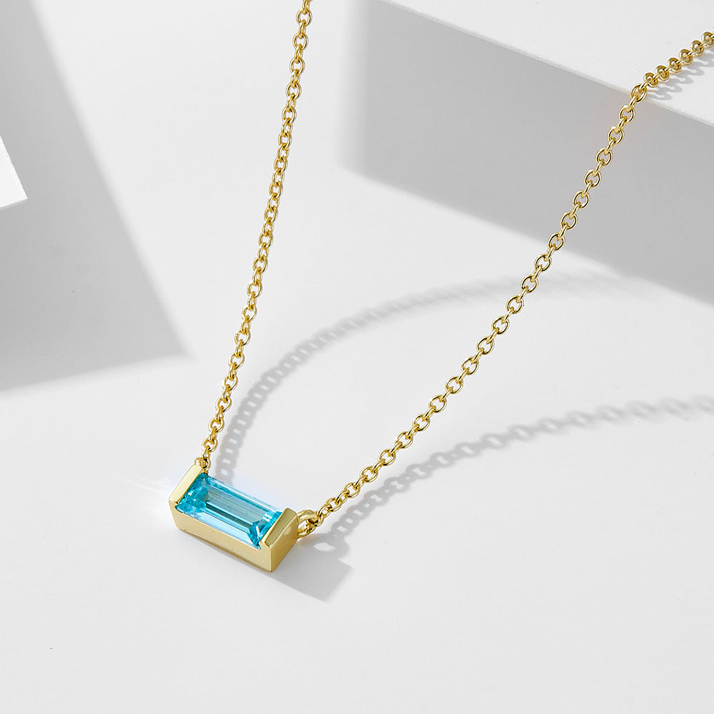 Livia – Silver Necklace Featuring Delicate Small Pendant – view 12
