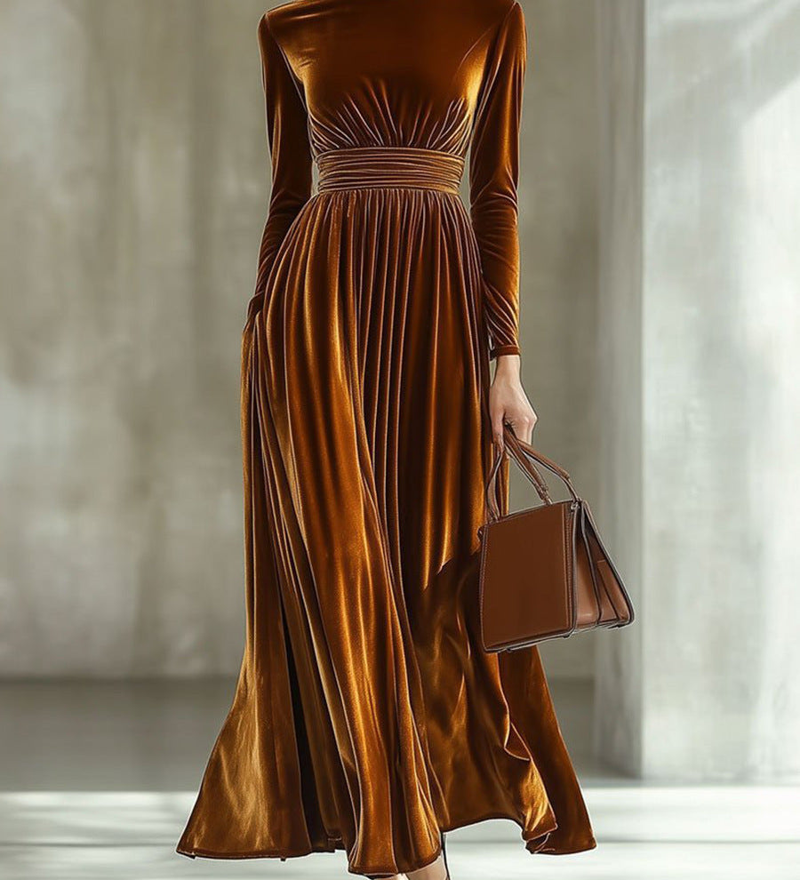 Marie | Pleated Maxi Dress – view 6
