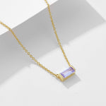 Livia – Silver Necklace Featuring Delicate Small Pendant – view 15