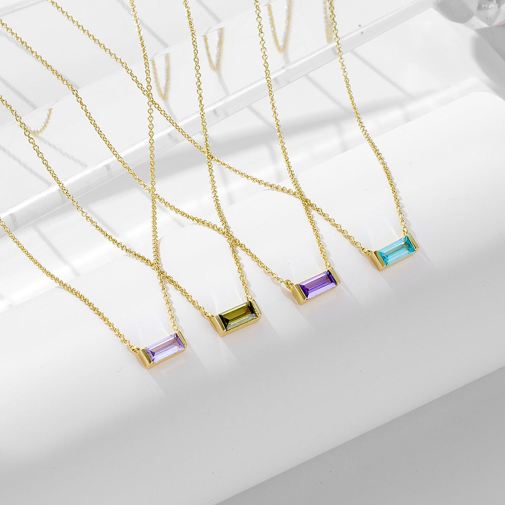 Livia – Silver Necklace Featuring Delicate Small Pendant – view 5