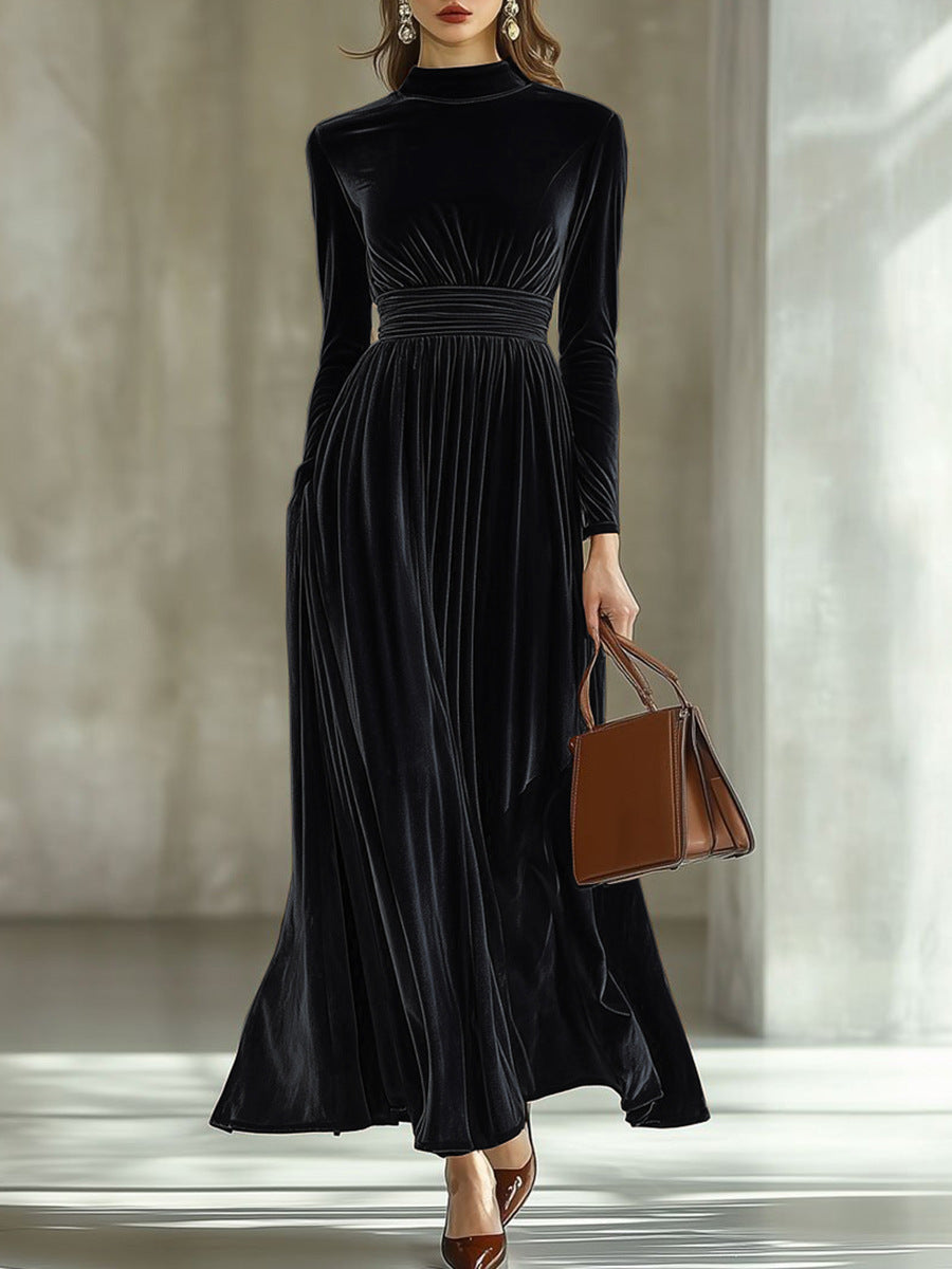 Marie | Pleated Maxi Dress – view 9