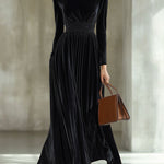 Marie | Pleated Maxi Dress – view 9