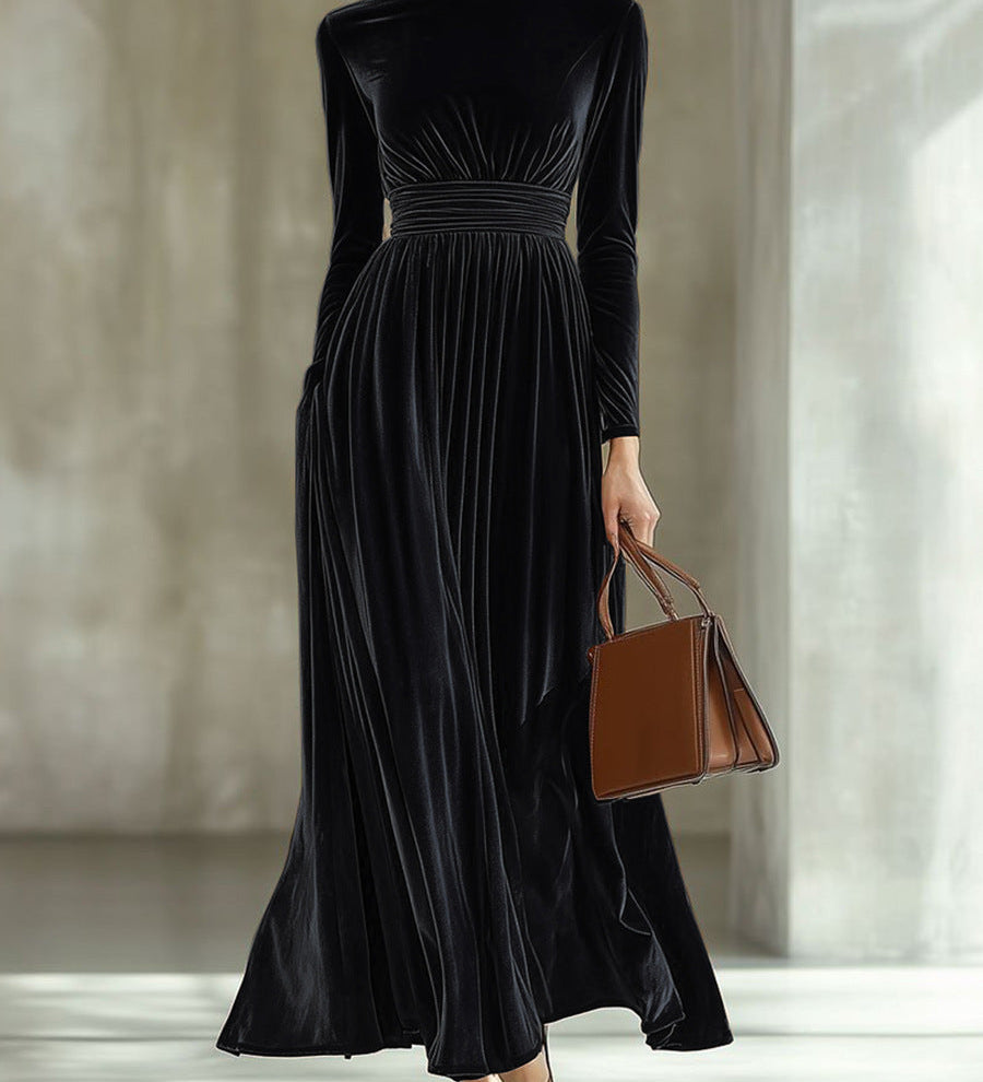 Marie | Pleated Maxi Dress – view 9