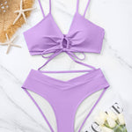 Clotilde | Front Knot Two-Piece Bikini Set – view 15