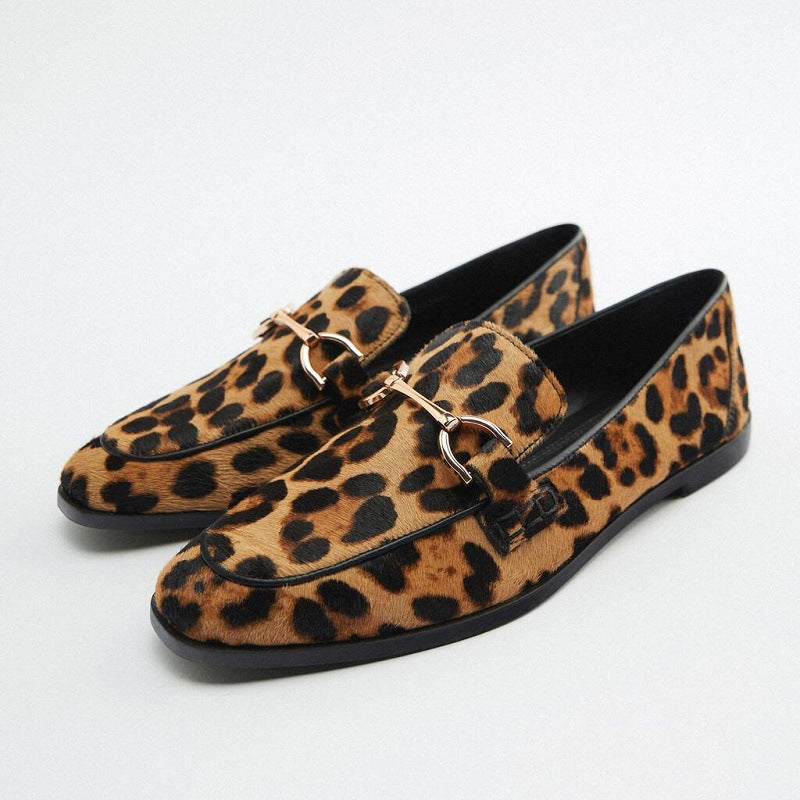 Adrianna - Striking Leopard Print Moccasins – view 9