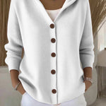Darienne hooded knit cardigan, fifth colourway | Ellie Dublin