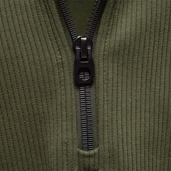 Owen | High-Collar Fleece Vest – view 8