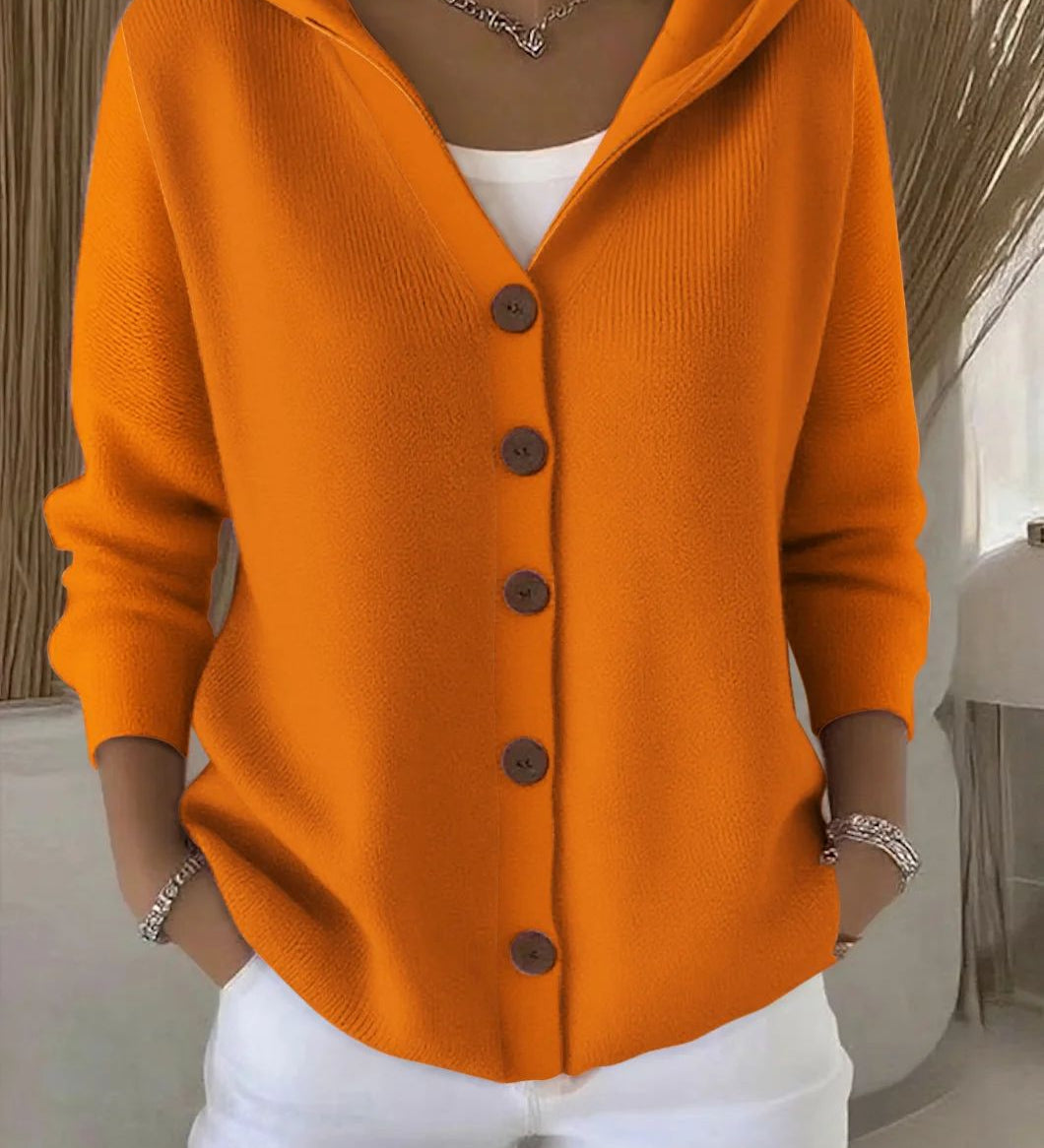 Darienne hooded knit cardigan, sixth colourway | Ellie Dublin