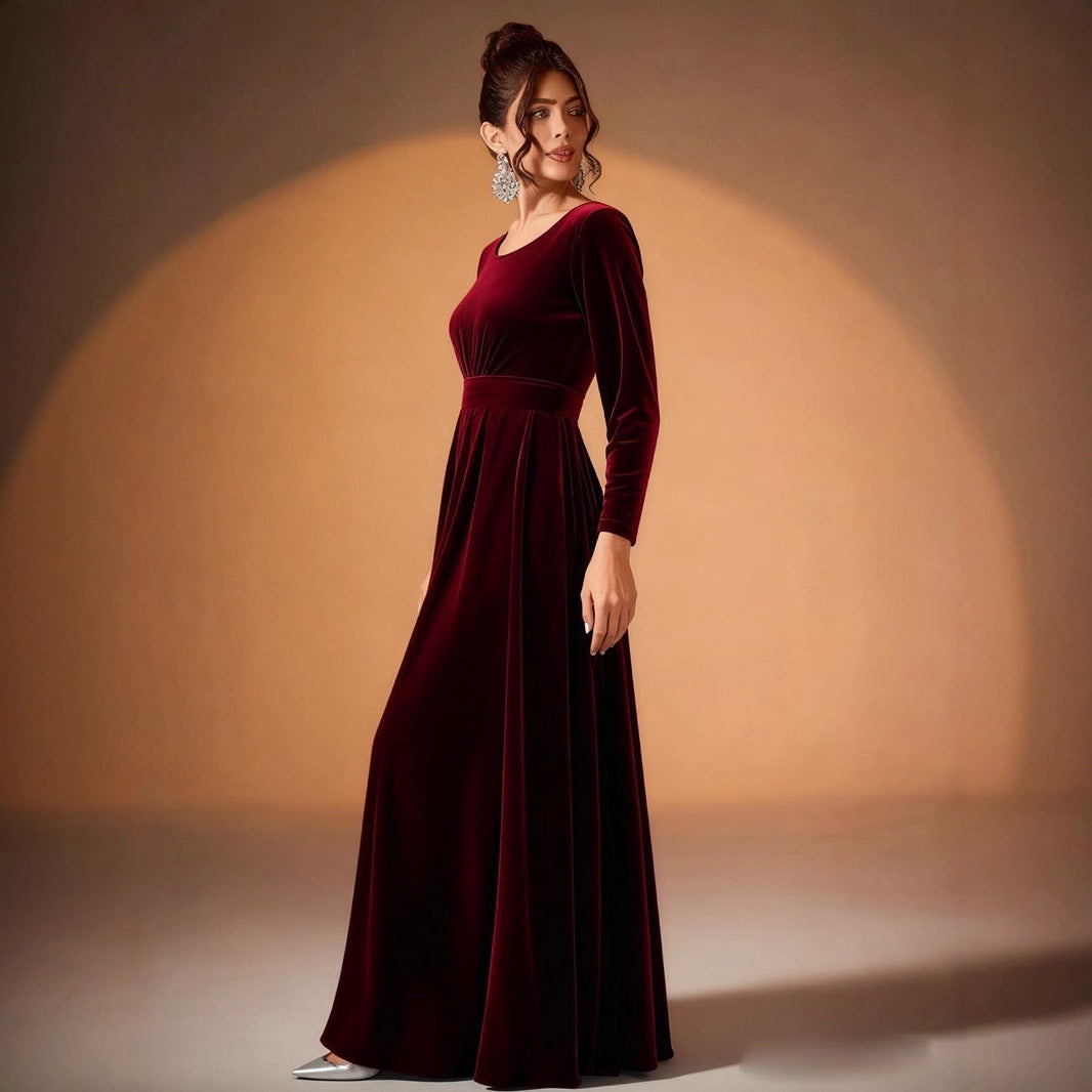 Béatrice | Maxi Dress with Long Sleeves – view 8