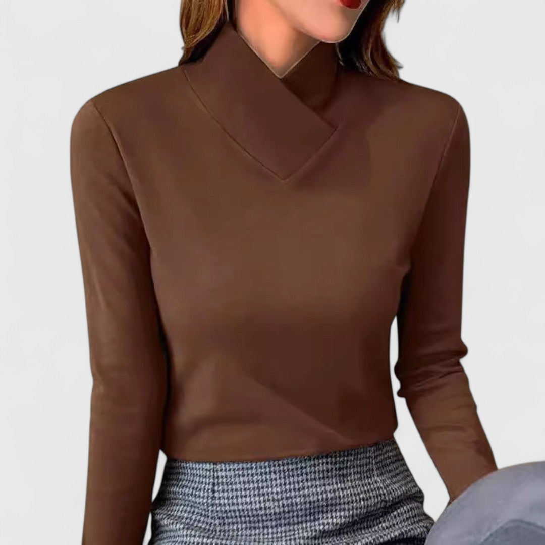 Clair | Stylish High Neck Sweater – view 3
