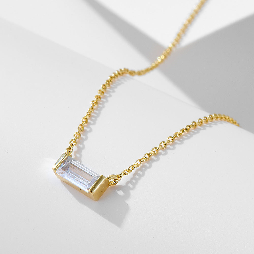 Livia – Silver Necklace Featuring Delicate Small Pendant – view 13