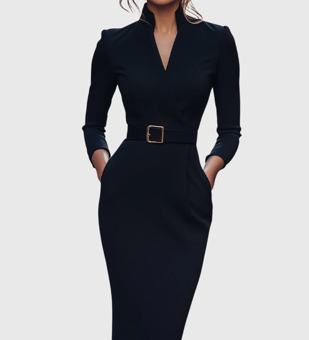 Camille | The Belted Power Maxi Dress – view 2