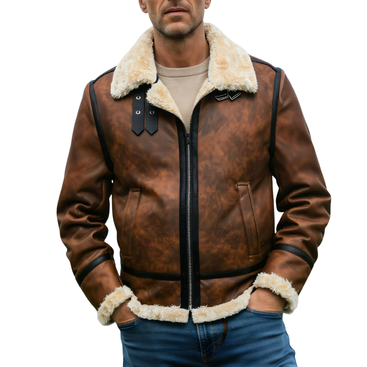 Dorian™ | L’Aviateur: Jacket Featuring Luxurious Accents