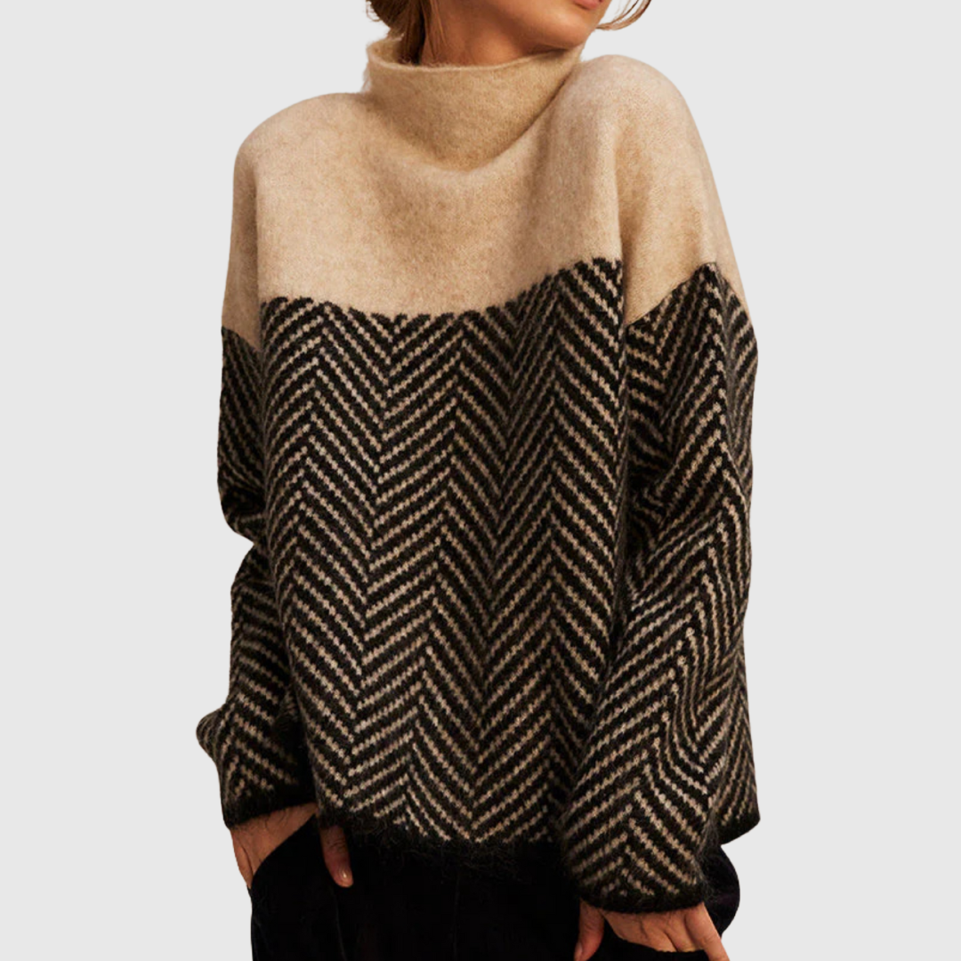 Norah | Cozy High Neck Sweater