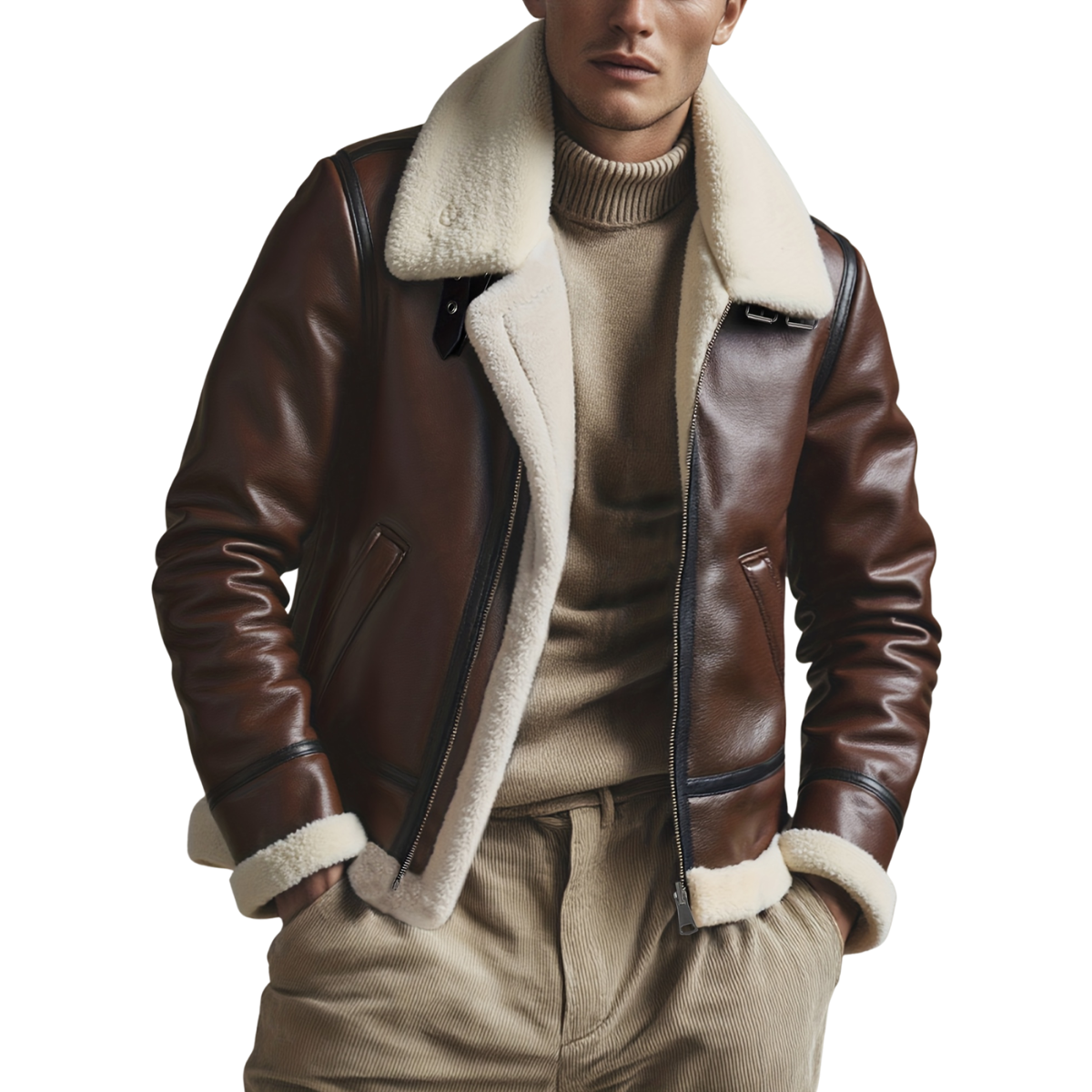 Joe | Cozy Biker Jacket for Chilly Autumn and Winter Days