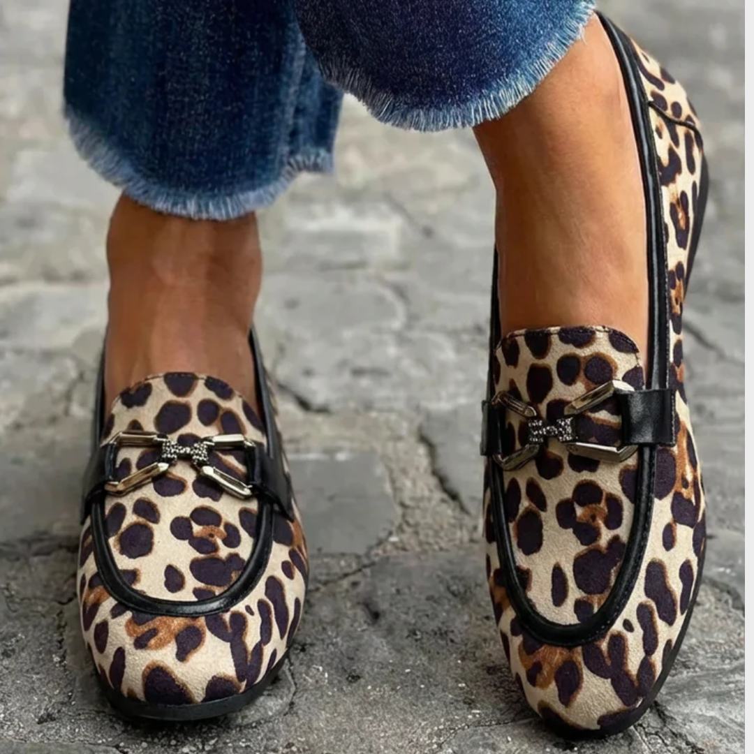 Geneva - Contemporary Leopard Print Moccasin – view 2