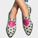Marisol - Playful Heart-Shaped Loafers