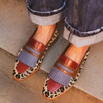 Zelda - Chic Leopard Print Moccasins – view 2