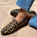 Adrianna - Striking Leopard Print Moccasins – view 2