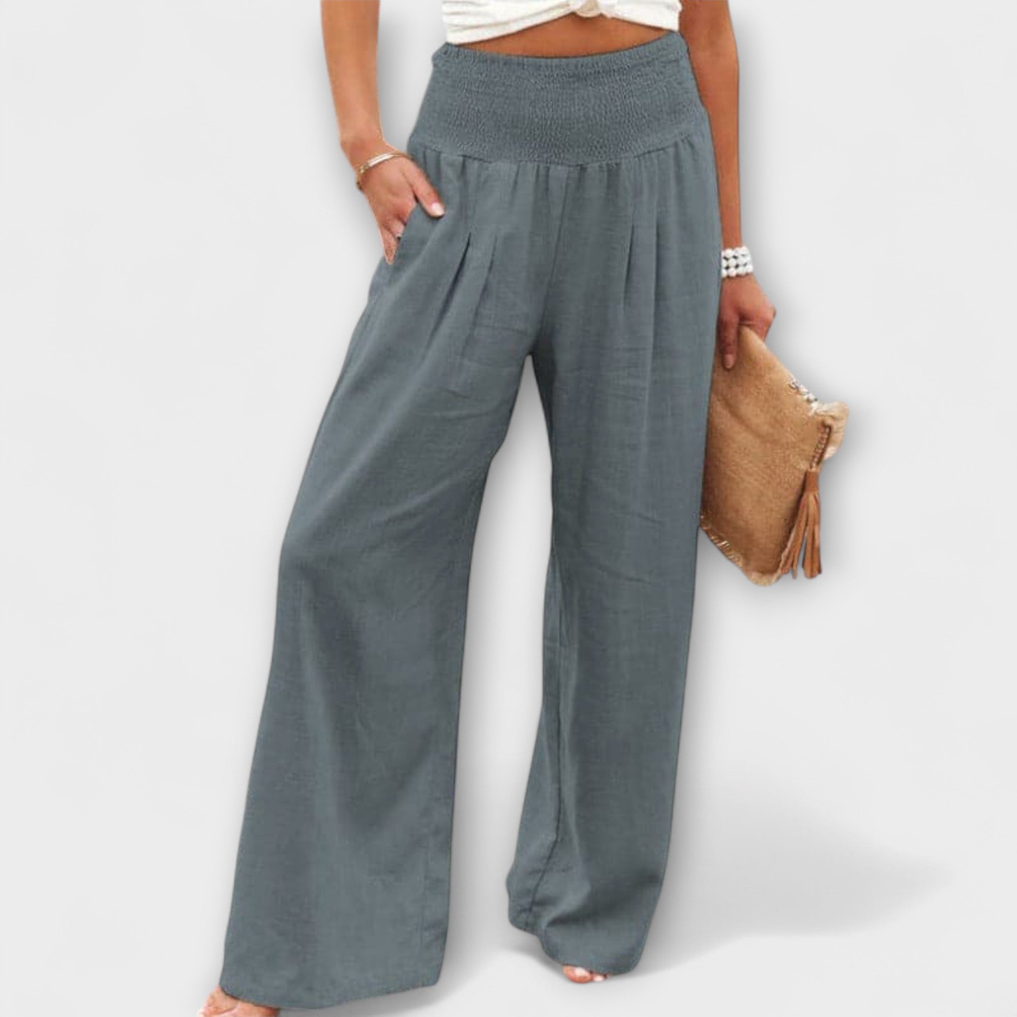 Chloé | Relaxed Fit Wide-Leg Pants – view 11