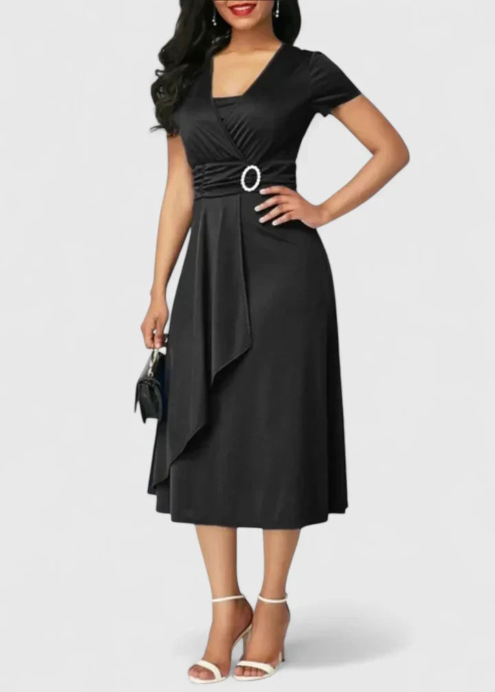Zhyrelle | Elegant Midi Dress – view 2