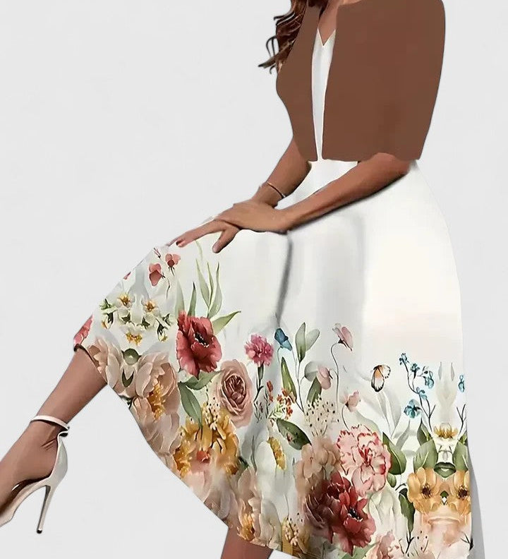 Chantal | Elegant Midi Dress – view 10