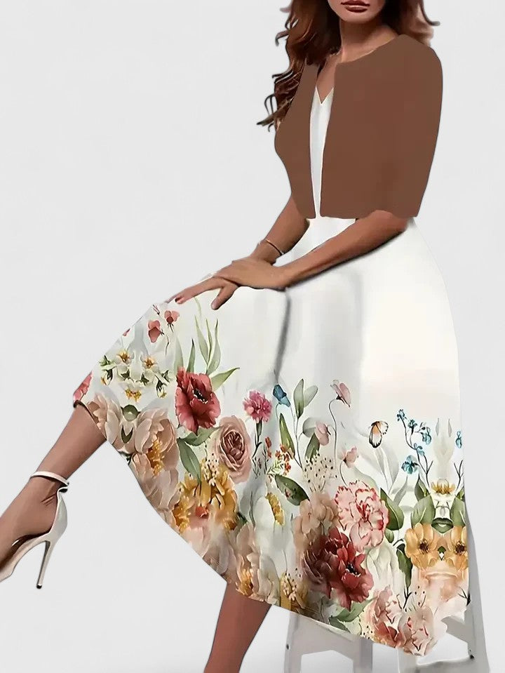 Chantal | Elegant Midi Dress – view 10