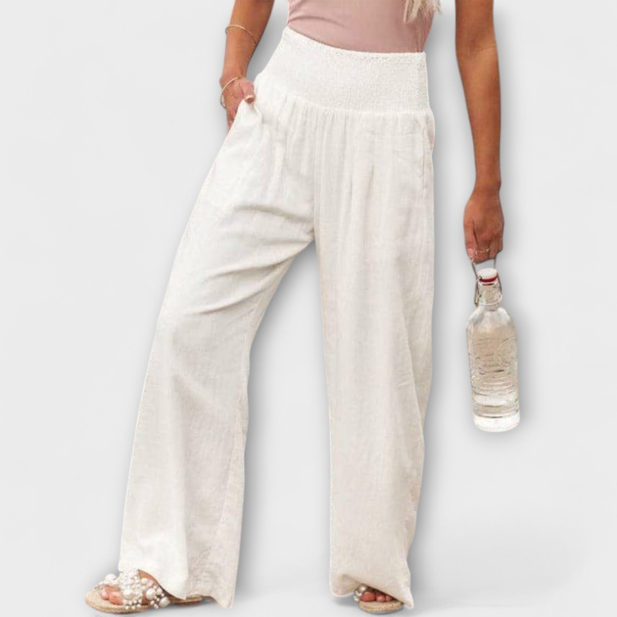 Chloé | Relaxed Fit Wide-Leg Pants – view 12