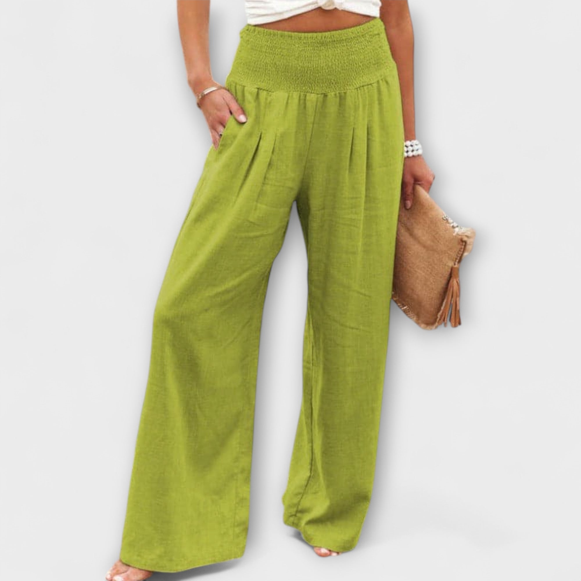 Chloé | Relaxed Fit Wide-Leg Pants – view 7