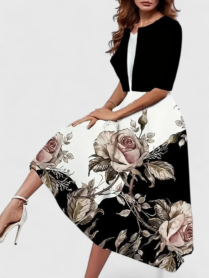 Chantal | Elegant Midi Dress – view 9