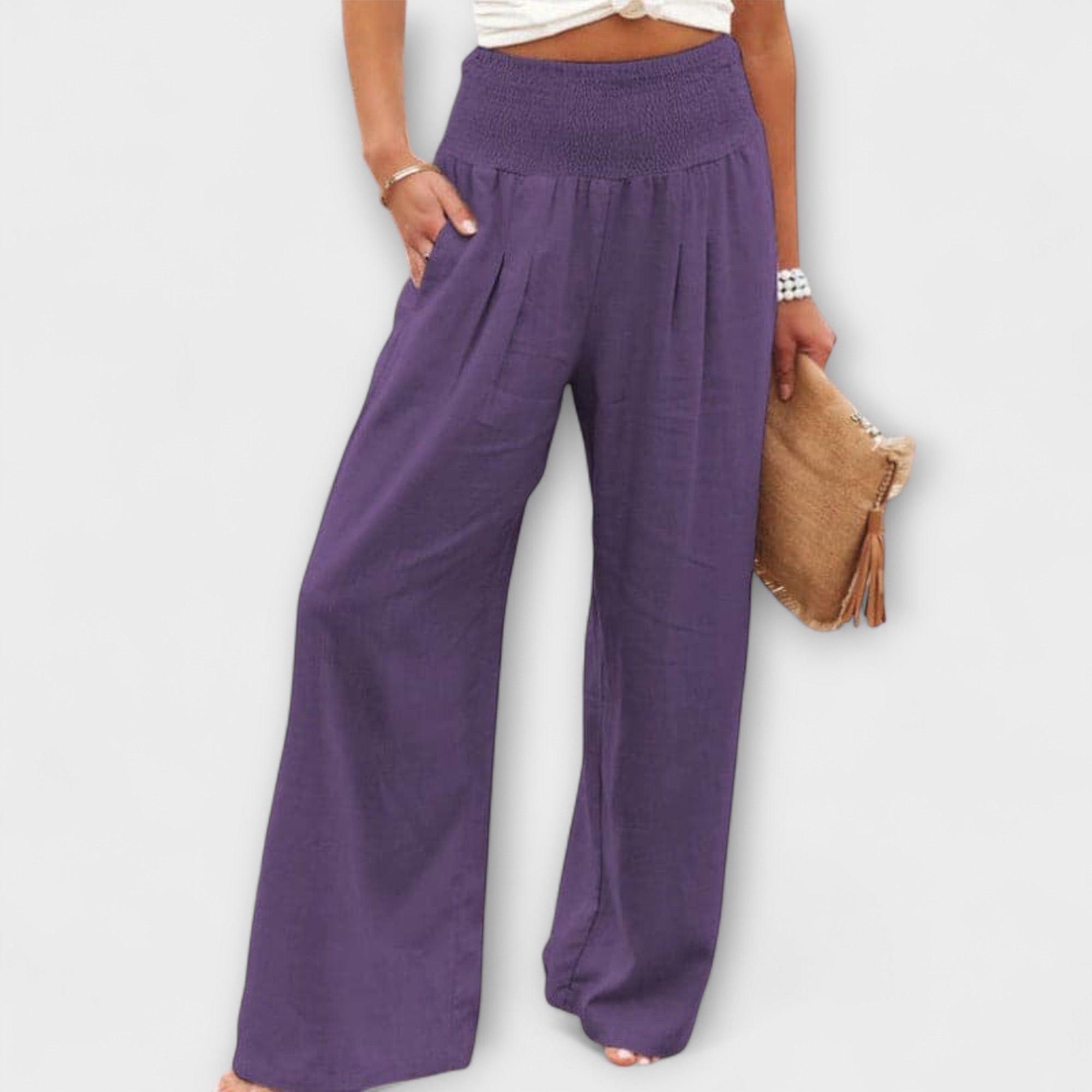 Chloé | Relaxed Fit Wide-Leg Pants – view 6