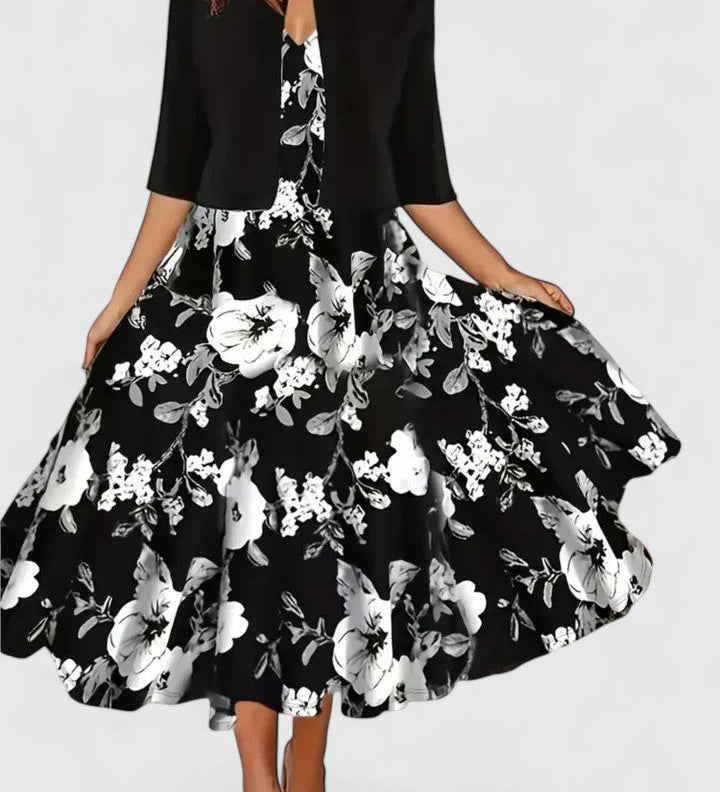 Chantal | Elegant Midi Dress – view 2