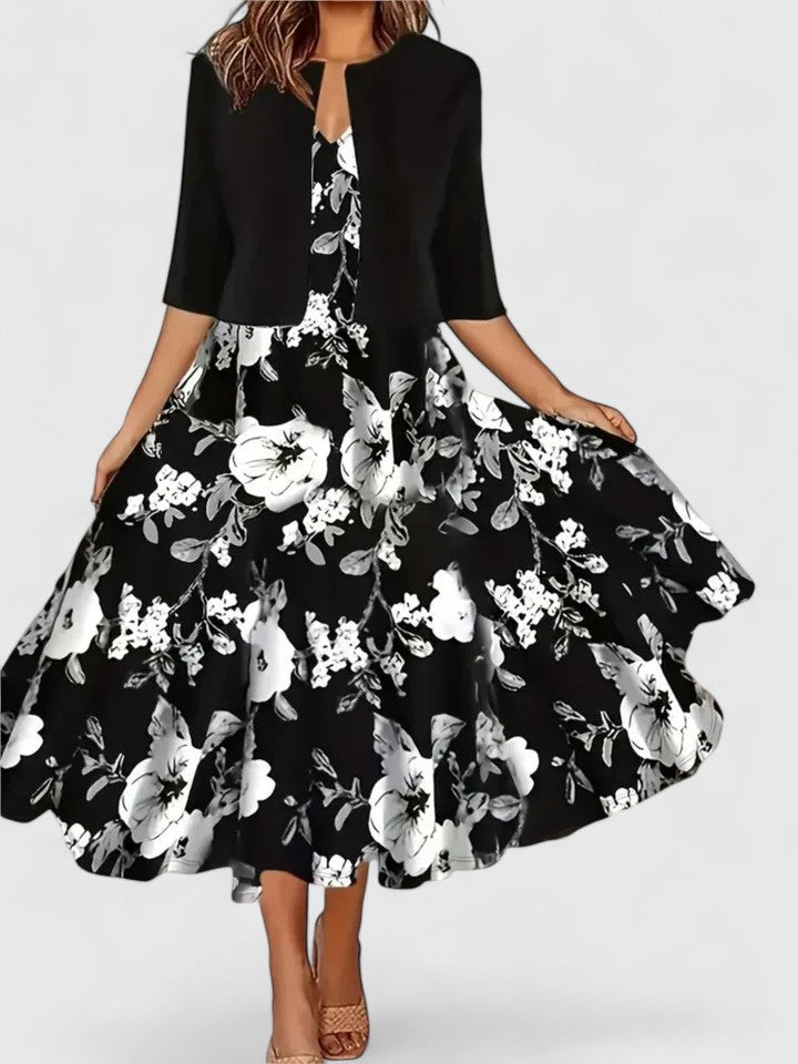 Chantal | Elegant Midi Dress – view 2