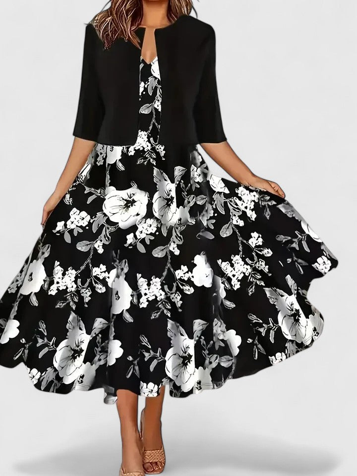 Chantal | Elegant Midi Dress – view 3