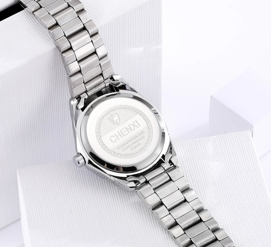 Nika® Silver Watch featuring a Pink Dial – view 5
