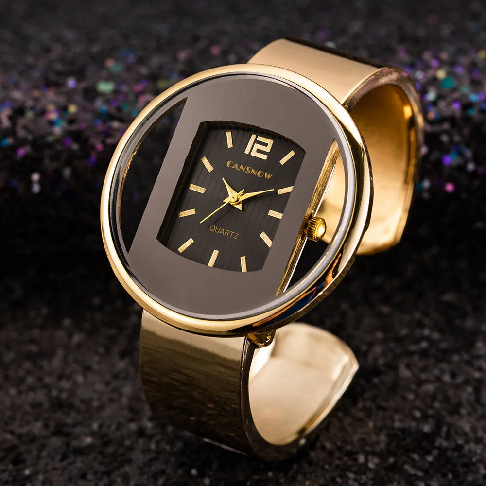Viktorija® - Geometric Gold Watch – view 2